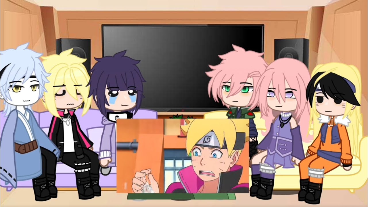 Menma friends react //uchiamki//AU//