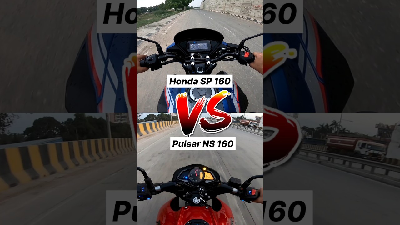 Honda SP 160 vs Bajaj Pulsar NS 160 🔥 Gear Challenge 