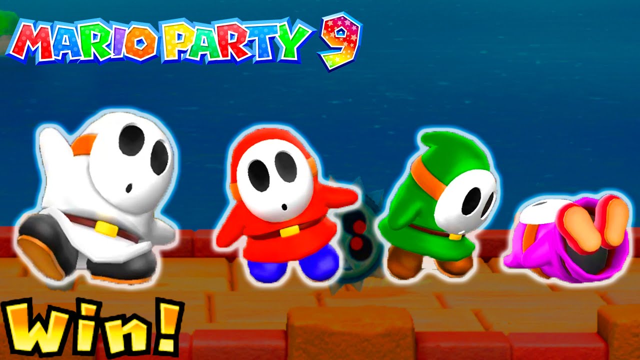 Mario Party 9 Mod Step It Up - All Shy Guy (Master Difficulty) #MarioGame