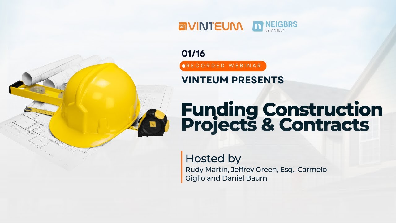 Webinar Funding Construction Projects & Contracts - 01/16/26