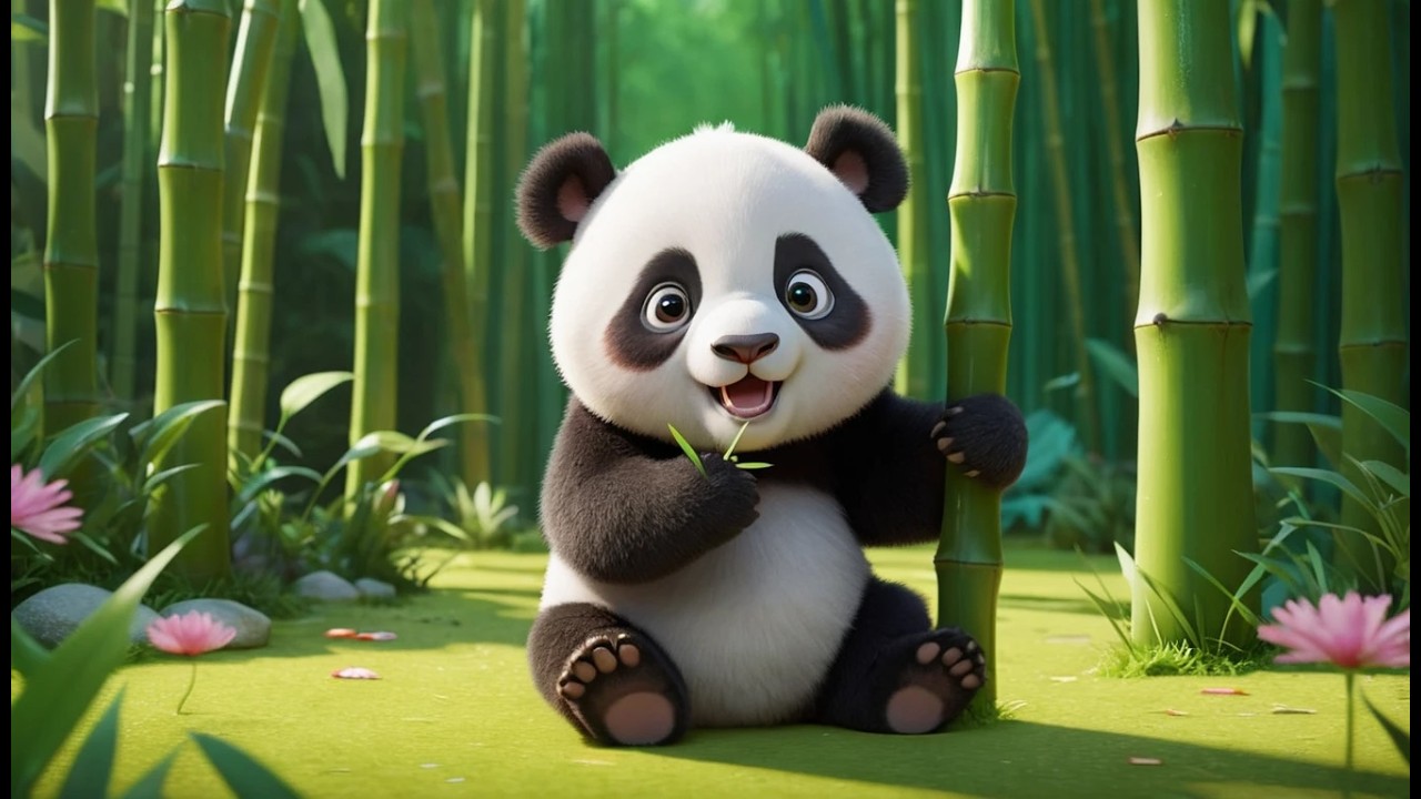 Baby Panda Bamboo 🎋🐼 | Cute Cartoon 1 | Fun Kids Nursery Rhyme for Toddlers & Preschool