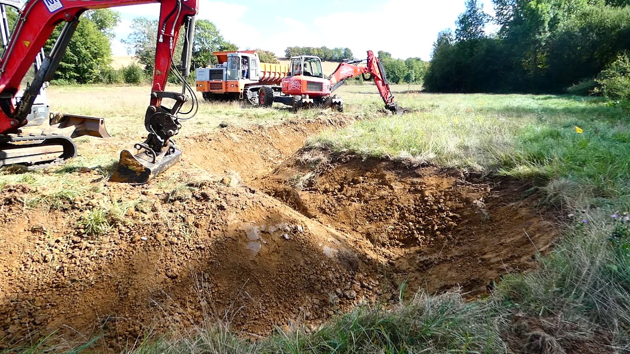 Restauration de l'Auxigny à Saint-Martin d'Auxigny par le SIVY (Cher, 18)