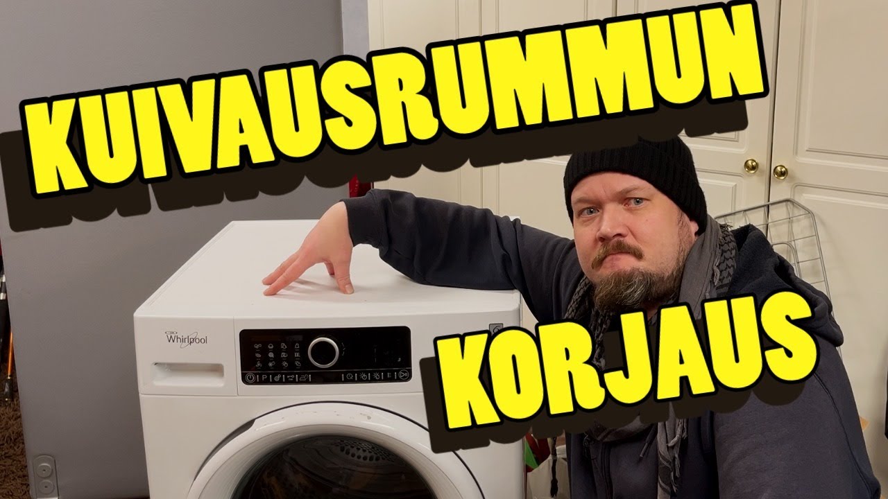 Kuivausrummun korjaus