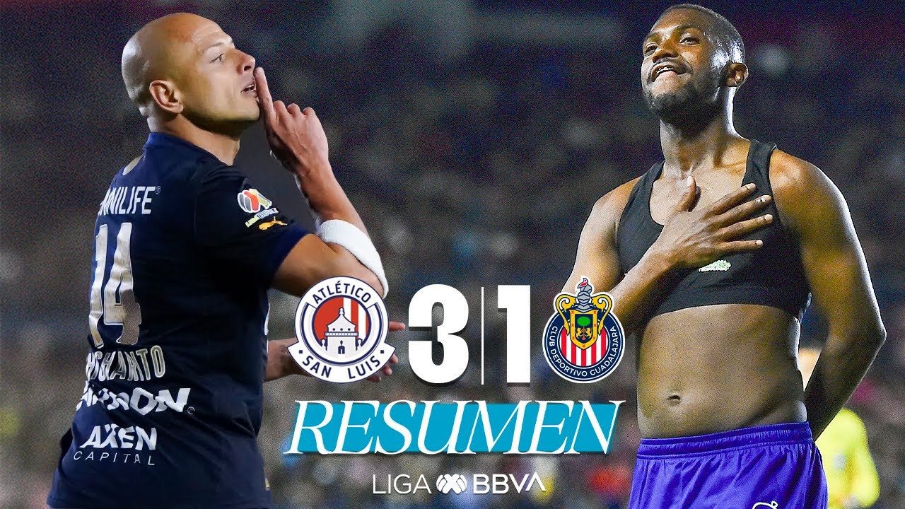 ATLÉTICO DE SAN LUIS 3-1 CHIVAS J9 | Triunfo potosino y gol de Chicharito | Clausura 2025