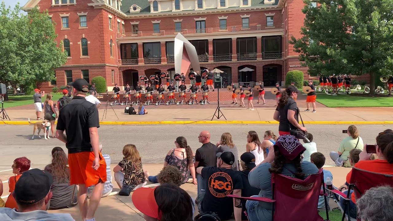 Oklahoma State University Cowboy Marching Band Drumline 2019