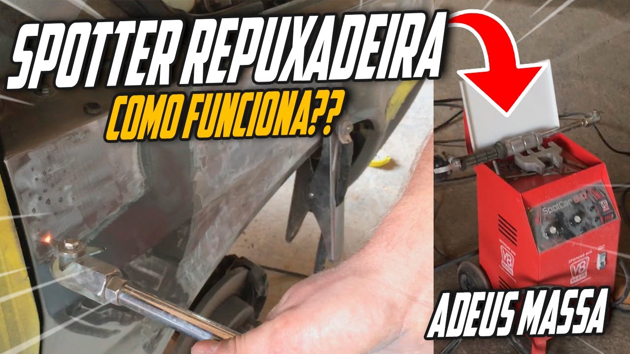 COMO USAR SPOTTER REPUXADEIRA | FUNILARIA SEM EXCESSO DE MASSA