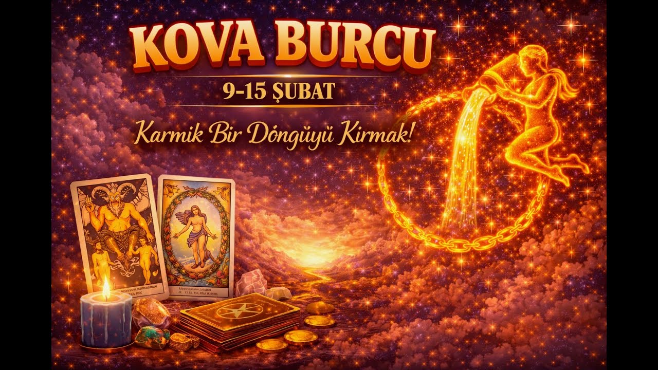 KOVA BURCU ♒ 9–15 Subat 2026 Haftalık Tarot “Karmik Bir Döngüyü Kırmak!”