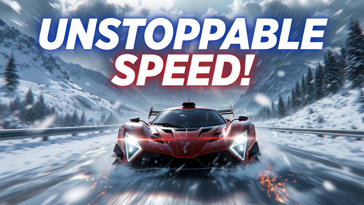 powerful hypercar racing at insane speed