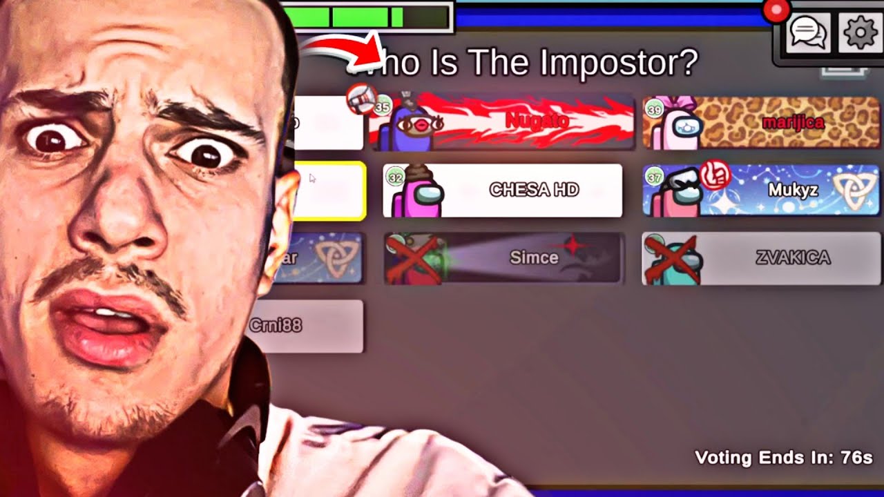 NUGATO PONOVNO IMPOSTOR U AMONG US!*svađa*