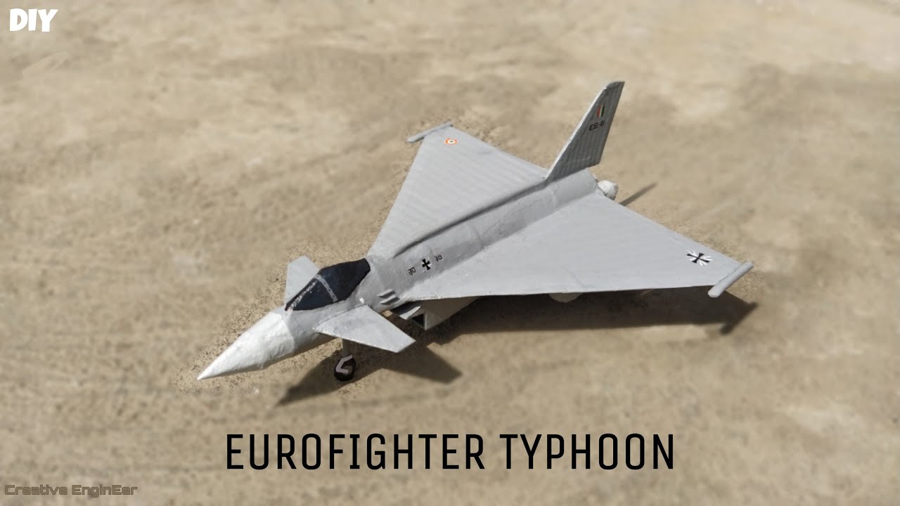 DIY EUROFIGHTER TYPHOON | How to make fighter jets with paper and cardboard