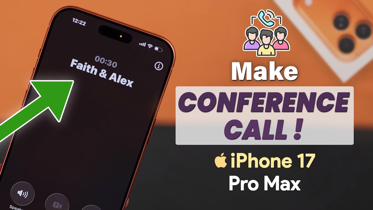 iPhone 17 Pro Max: How To Make Conference Call! [Add More People To Your Call]
