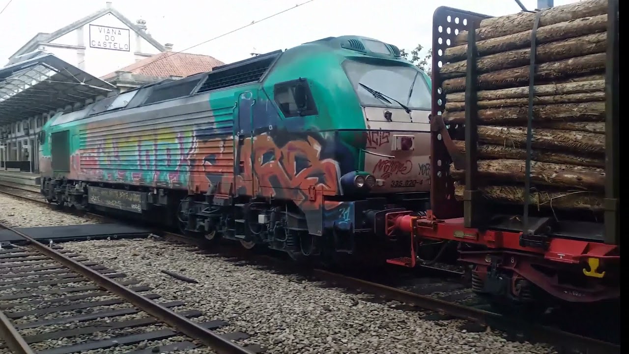 Comboios em Viana do Castelo - 23abr21