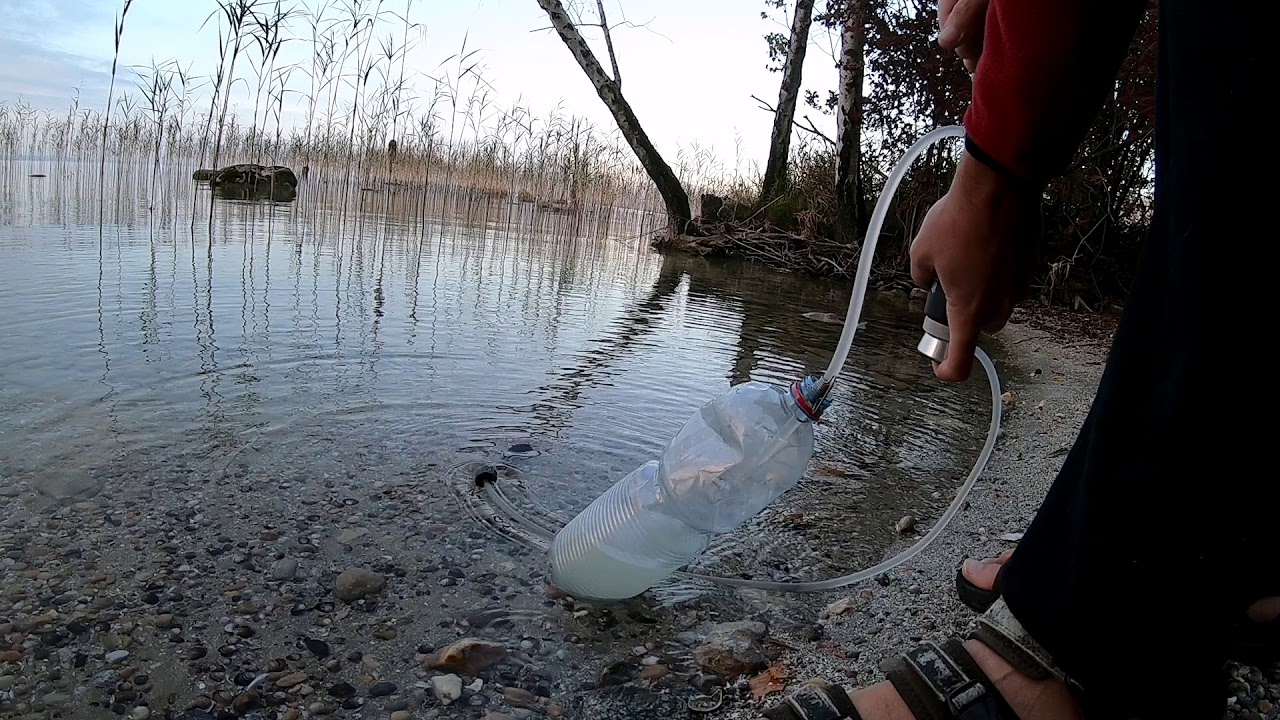 1 ère utilisation du Katadyn Pocket filtre à eau douce.