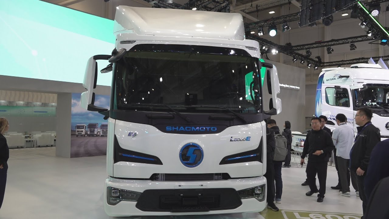 Shacmoto L6000 Cargo EV Edition Chassis Truck (2025) Exterior and Interior