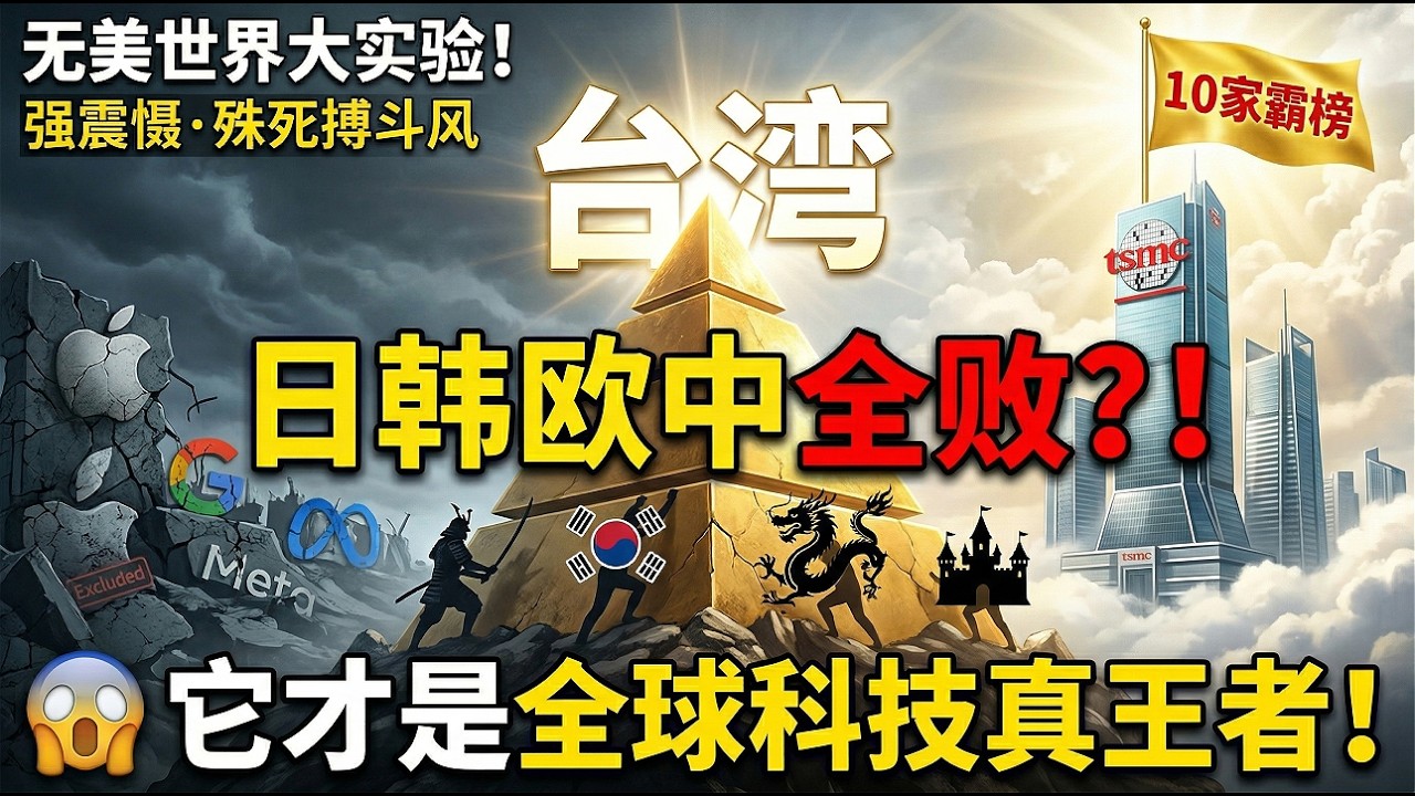 踢走美國巨頭後，誰才是世界科技之王？答案讓全人類集體沉默！🇹🇼
