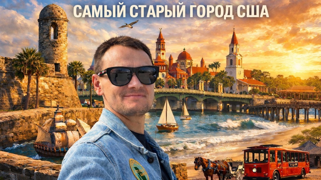 Я в шоке от этого древнего американского города | St. Augustine Florida | Anton Saiganov