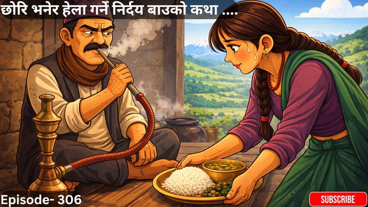 छोरि भनेर हेला गर्ने निर्दय बाउको कथा ... Episode- 306 #kathamandap #buwaama #gharkatha #lokkatha