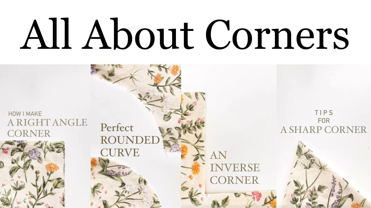 All About Corners | Sewing Tips & Tricks from Sewing Therapy