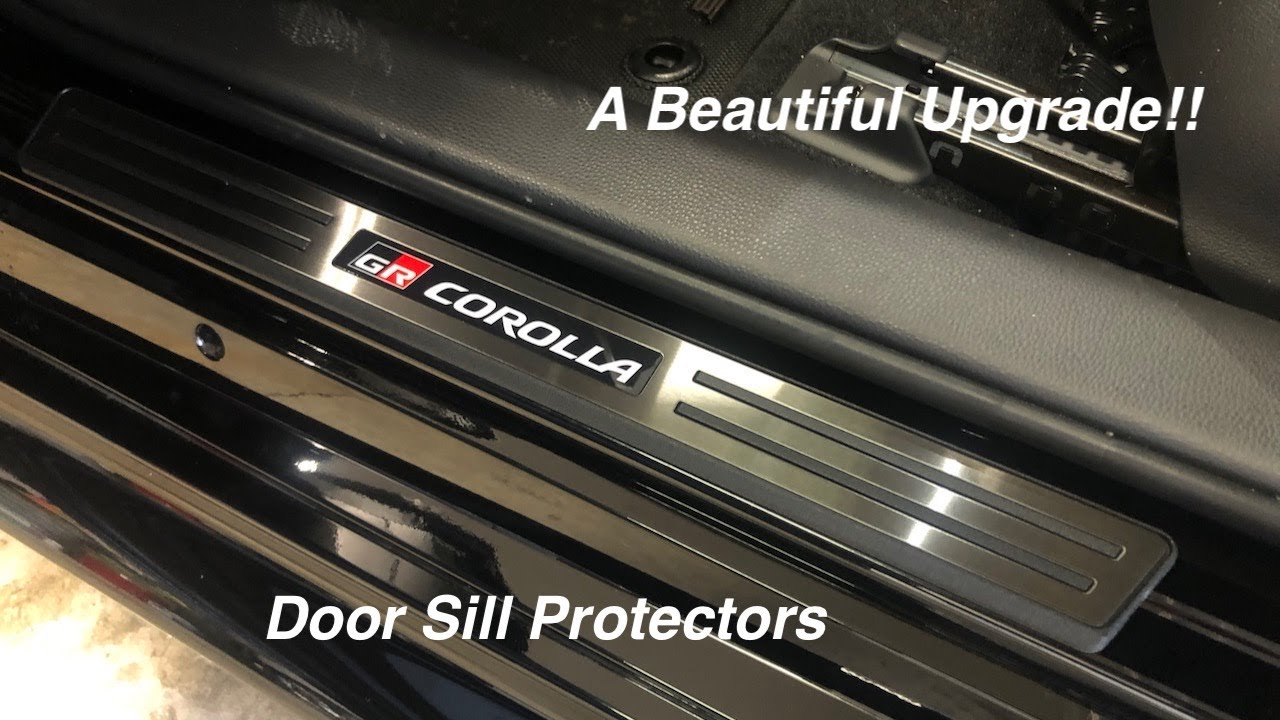 2023 GR Corolla - Door Sill Protectors Installed