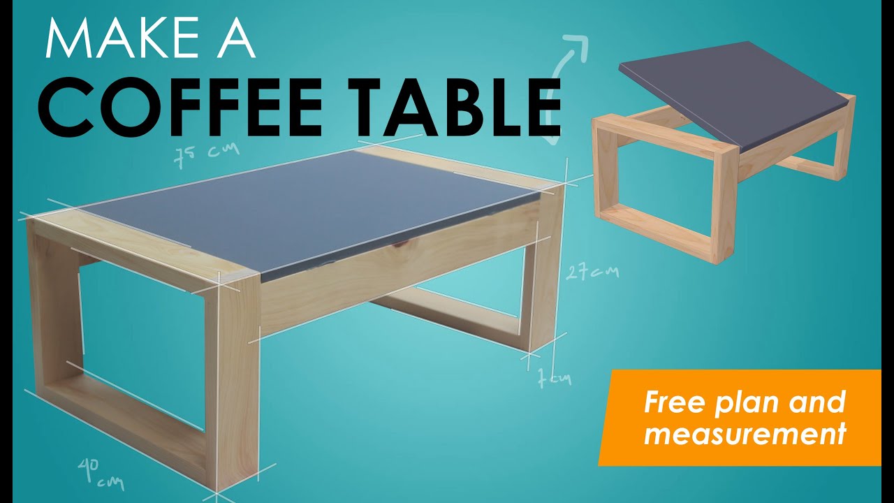 HOW I MAKE A COFFEE TABLE - cara membuat meja