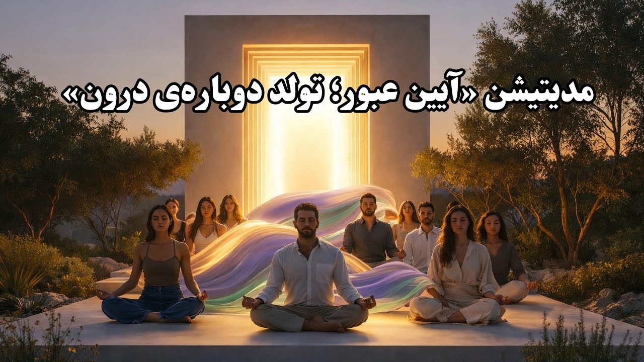 مدیتیشن «آیین عبور؛ تولد دوباره‌ی درون» ✨