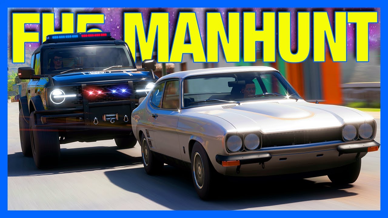 Forza Horizon 5 Online: MANHUNT!! [Beach City Edition]