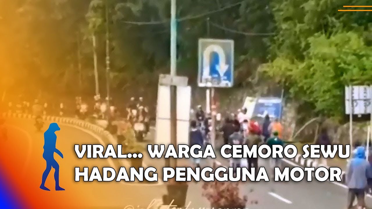 MAGETAN - Viral, Ratusan Pengguna Motor Dihadang Warga