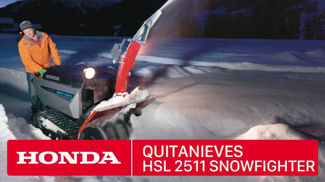 Quitanieves de inyección electrónica Honda HSL 2511 SnowFigther
