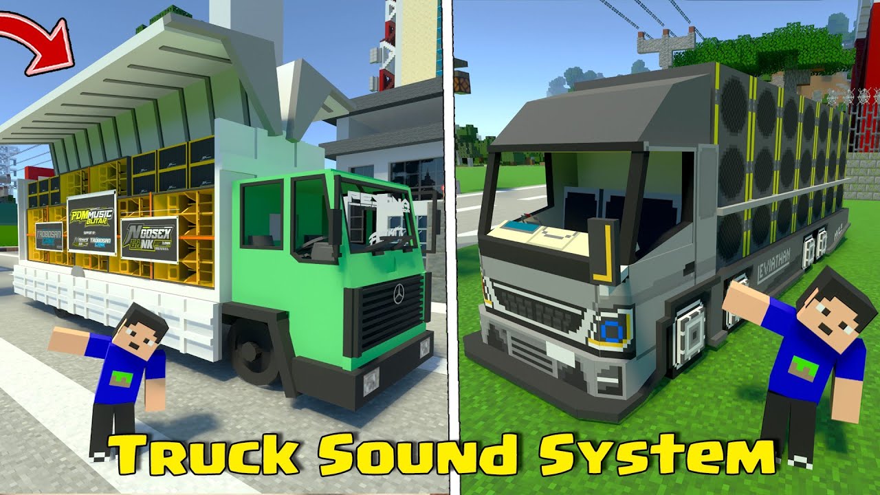 ADDON TRUK SOUND SYSTEM MODEL TERBARU DAN KEREN DI MCPE