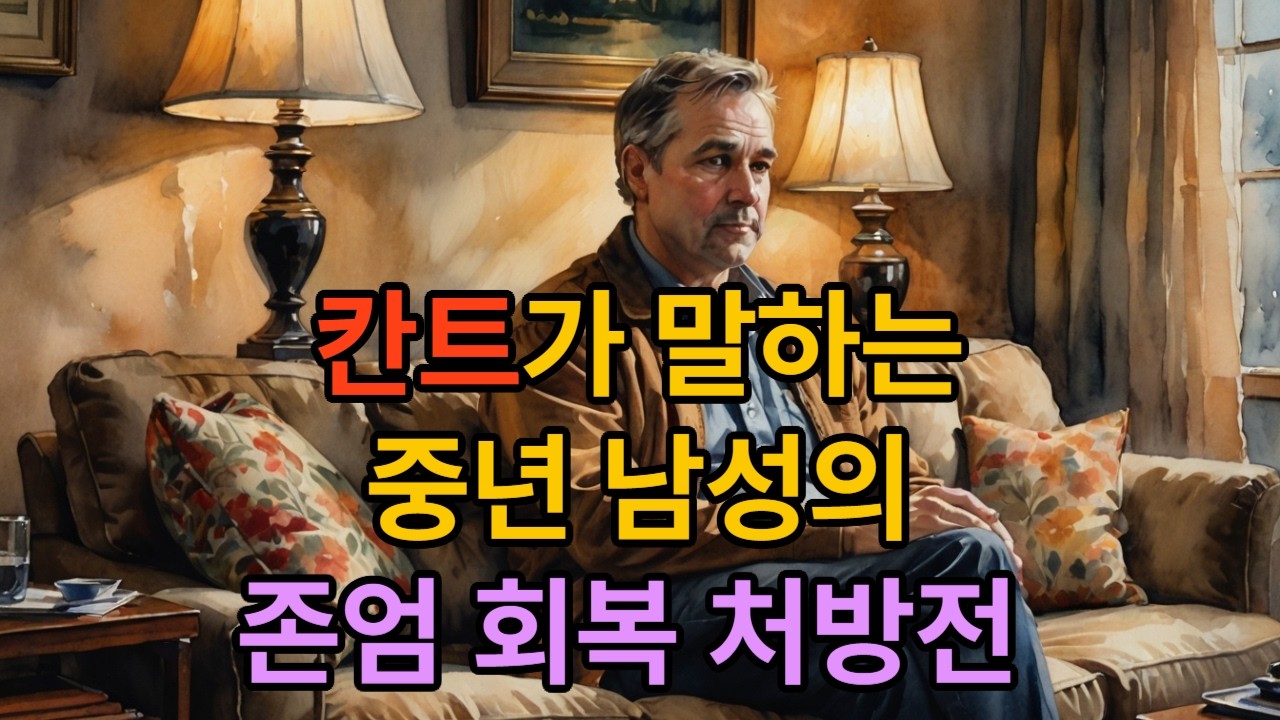 칸트가 말하는 중년 남성의 존엄 회복 처방전
