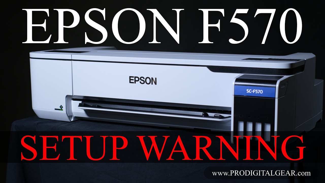 Предупреждение Epson F570