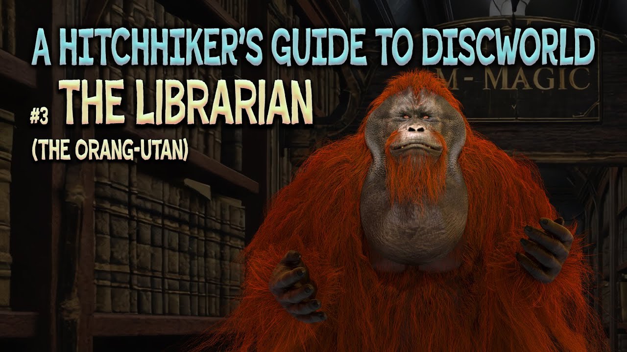 The Librarian: A hitchhikers guide to Terry Pratchett's Discworld No3 The Orang-utan Animated film4k