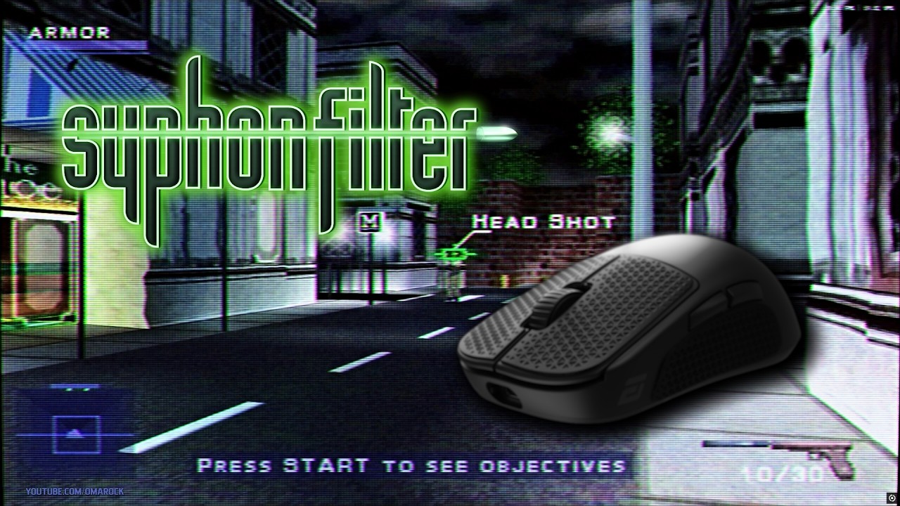 How Does Syphon Filter (PS1) Play on Mouse & Keyboard? [Manual Aim]