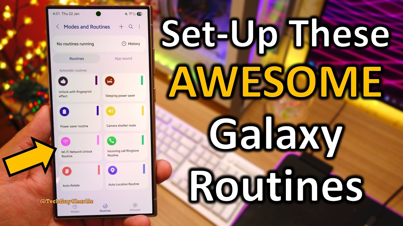 Mind-Blowing & USEFUL Routines You MUST Set-Up On Your Galaxy 🔥🤯