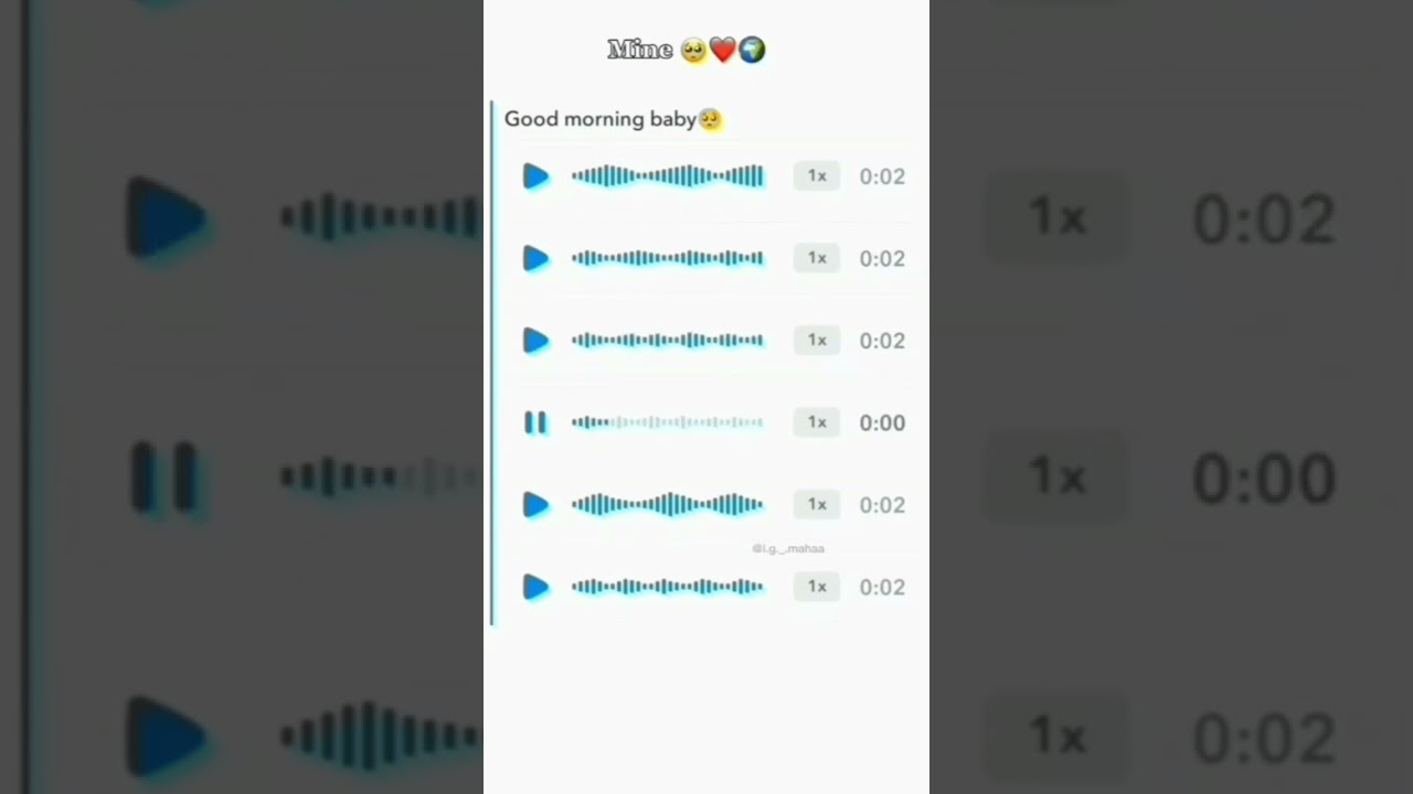 imagine morning voice notes like this from him😩💖💋