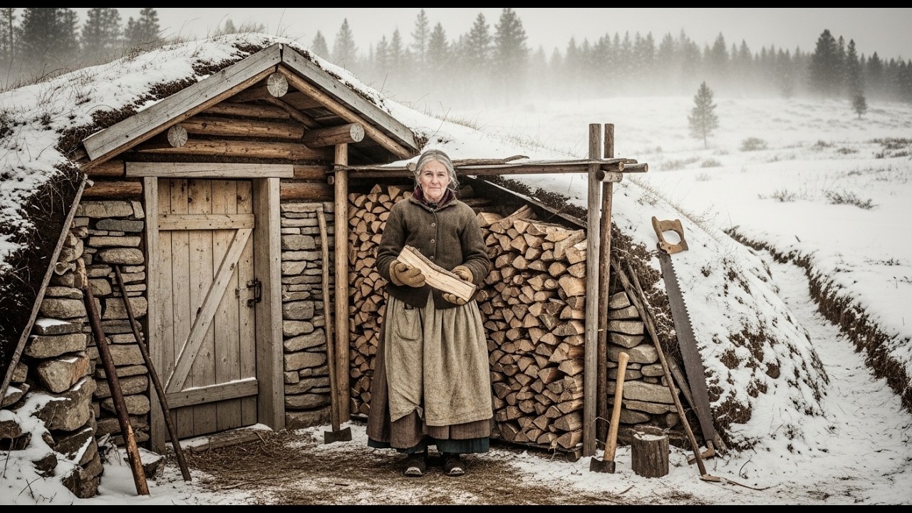 She Hid Her Shed Inside a Hill — Until Her Firewood Stayed Dry Through the Blizzard