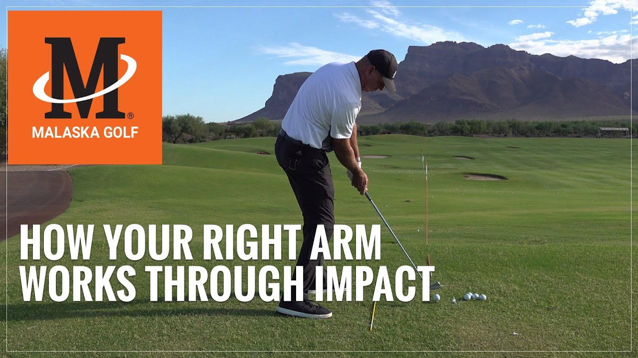 Malaska Golf // How Your Right Arm Works Through Impact - The Single Most Important Position in Golf