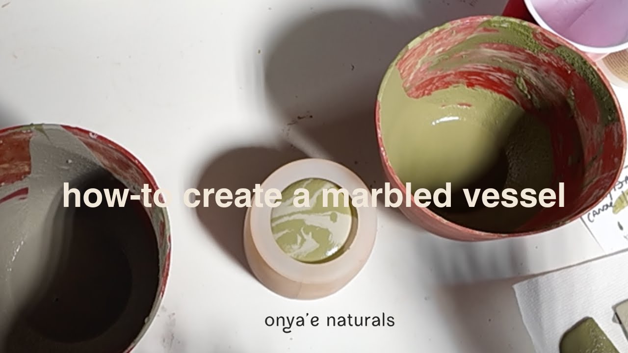Teacher series: How I Create Handmade Marbled Concrete Vessels (And You Can Too!)