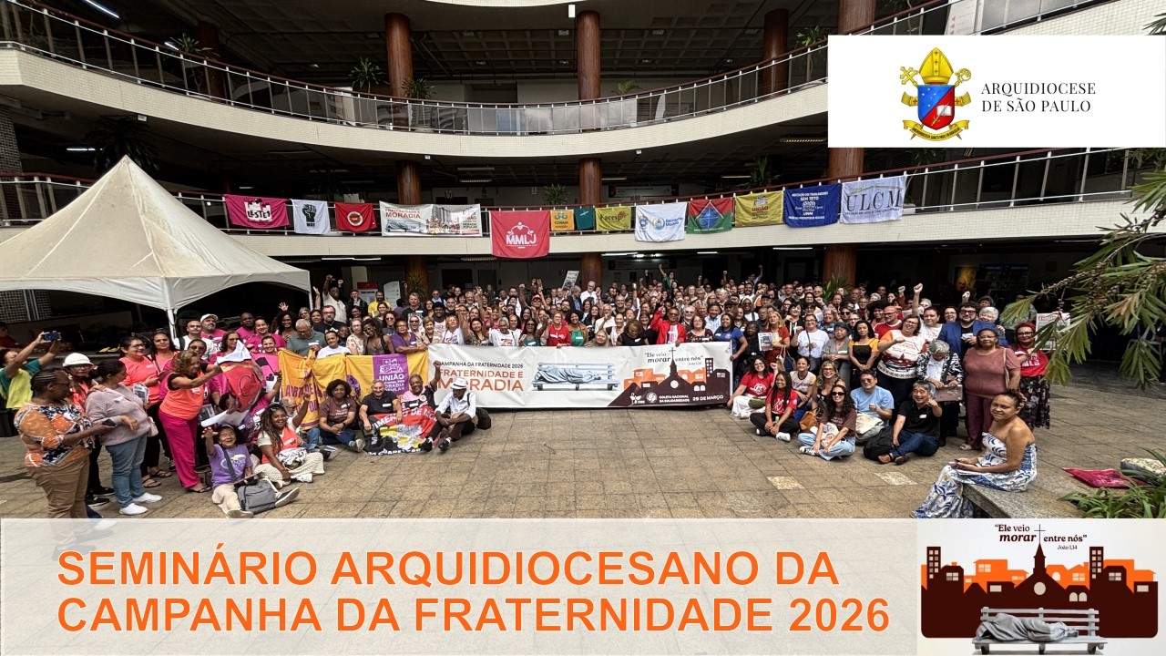 Moradia é Direito! Seminário da CF 2026 reúne Igreja e movimentos na FAPCOM