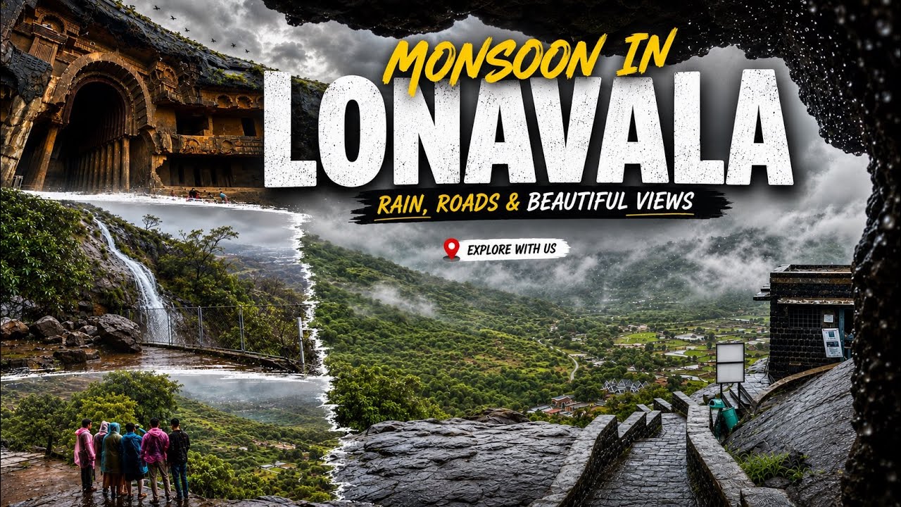 Lonavala in Monsoon 2026 🌧️ | Waterfalls & Best Monsoon Spots | Pune Road Trip