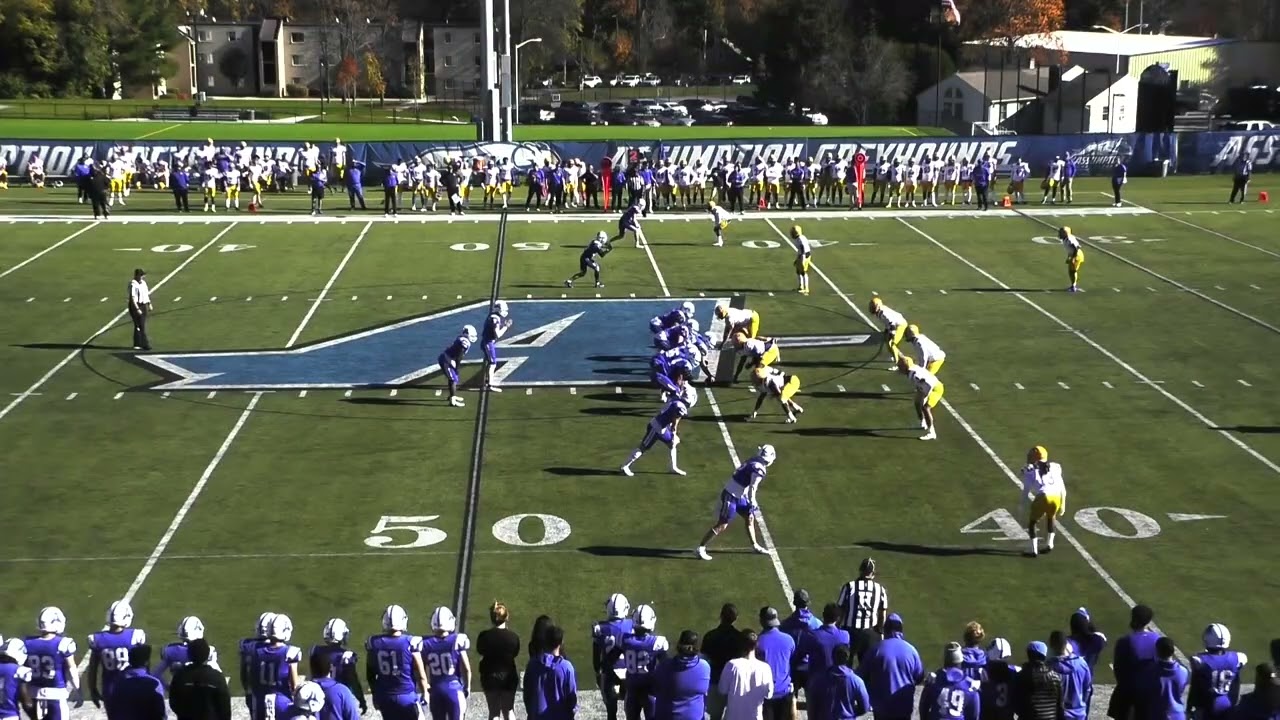 Football: Highlights from 14-13 win vs No. 25 University of New Haven (10/29/22)