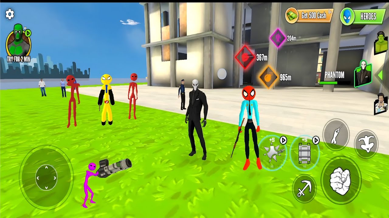 Mastering Phantom 🕷️ Insane Combo Moves | Spider Fighting Action Simulator Android Gameplay #part12
