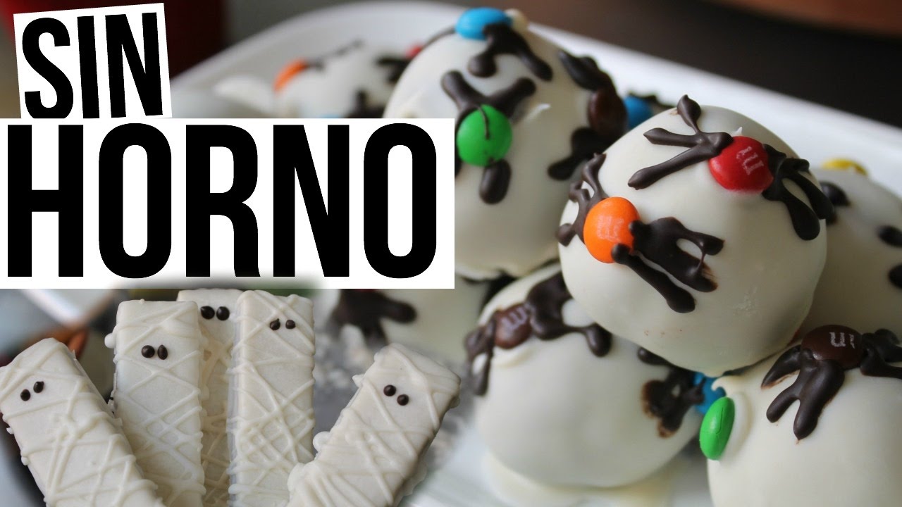 2 Postres para Halloween Sin Horno | RebeO