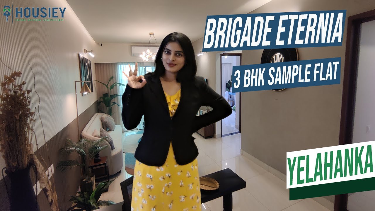 Brigade Eternia Yelahanka | 3 BHK Sample Flat Tour [2025] | Brigade Bangalore Apartments