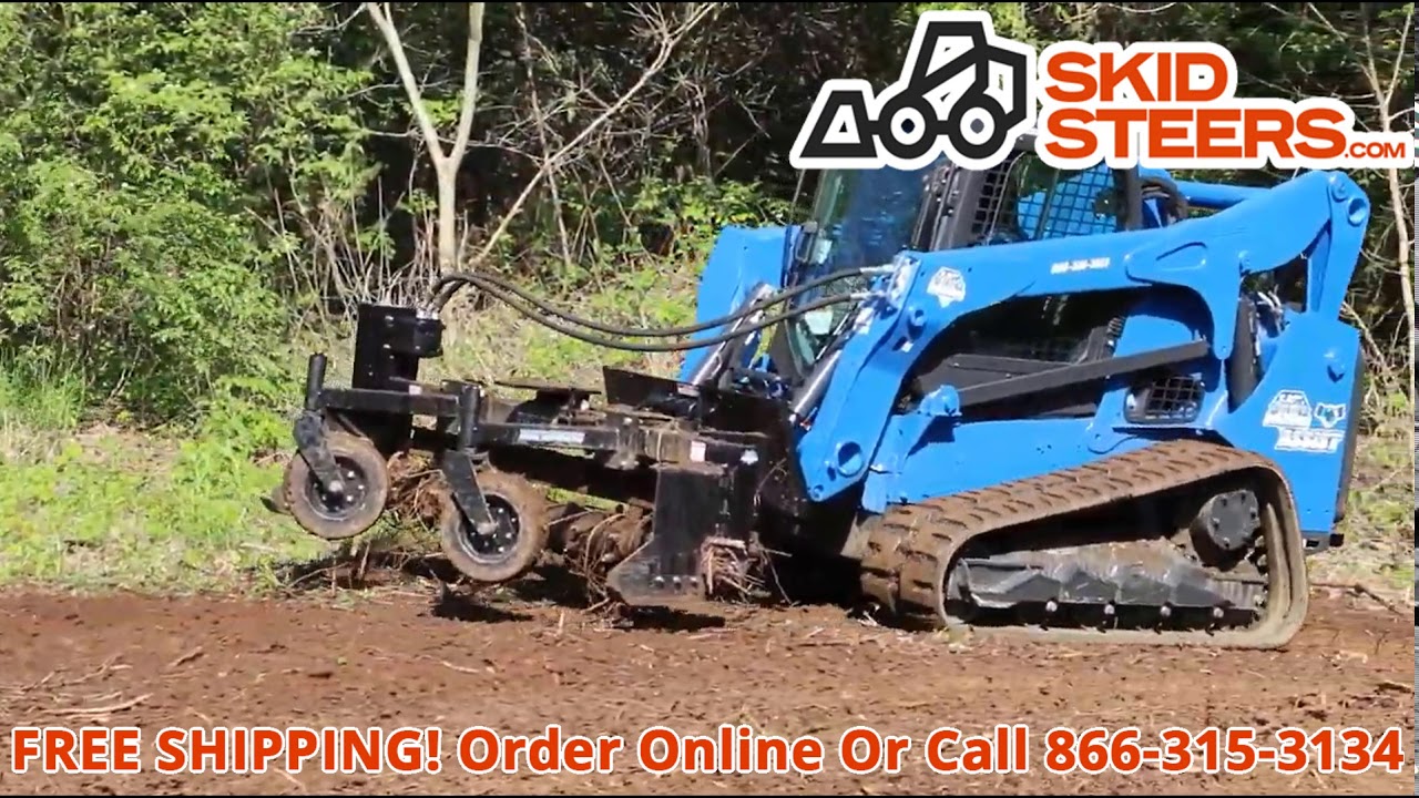 Best Skid Steer Power Rake Attachment | Blue Diamond Extreme Duty Soil Conditioner