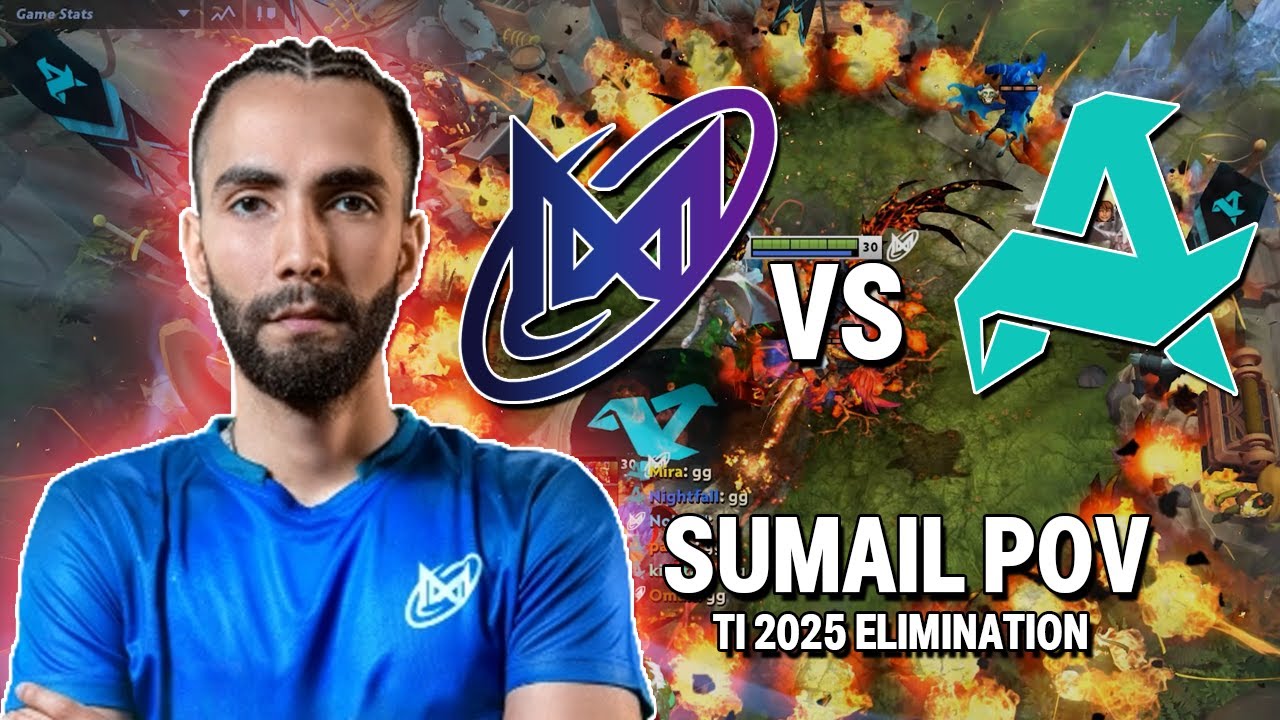 UNSTOPPABLE SumaiL Shadow Fiend 🤯 Nigma Galaxy vs Aurora Gaming | TI 2025 Dota 2