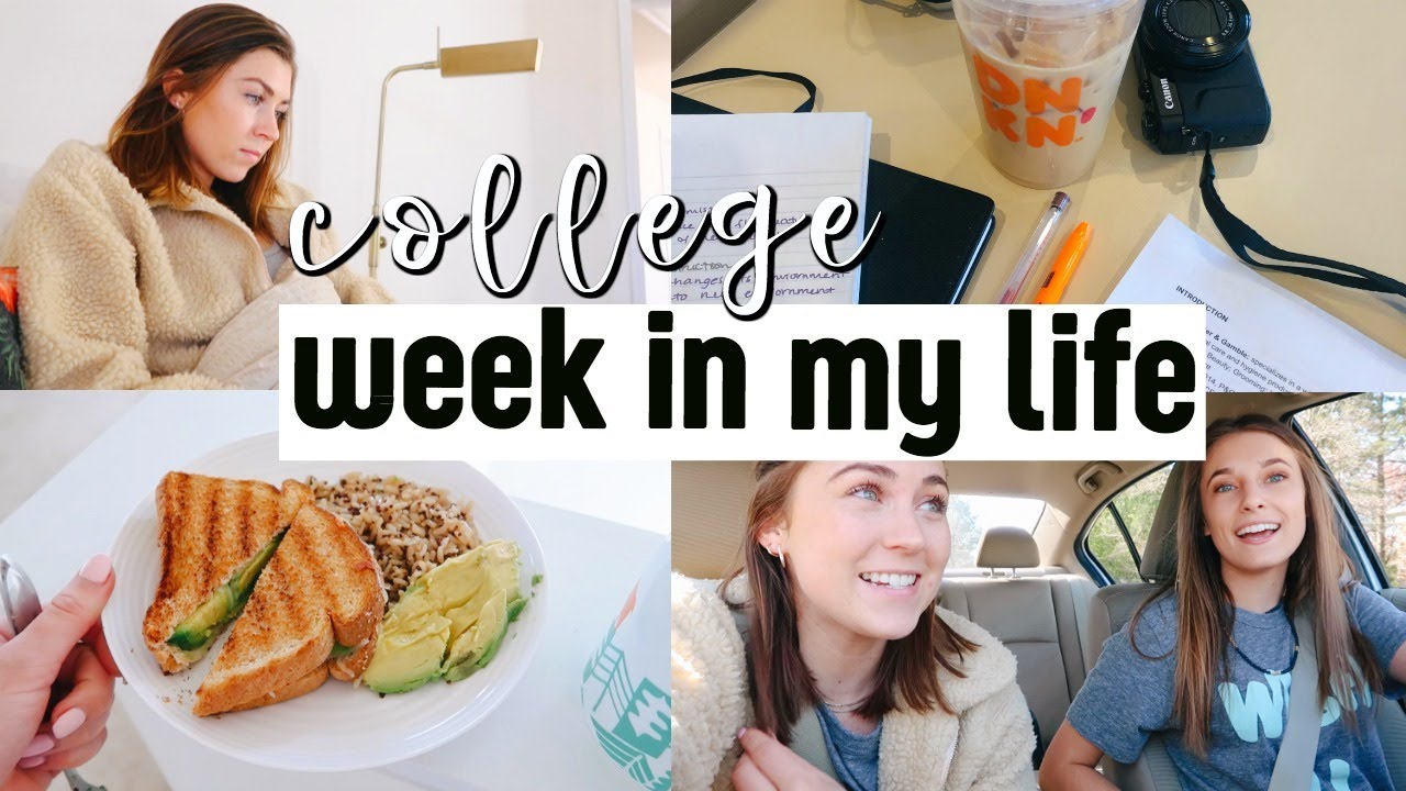 COLLEGE WEEK IN MY LIFE: balancing school, health, youtube + social life