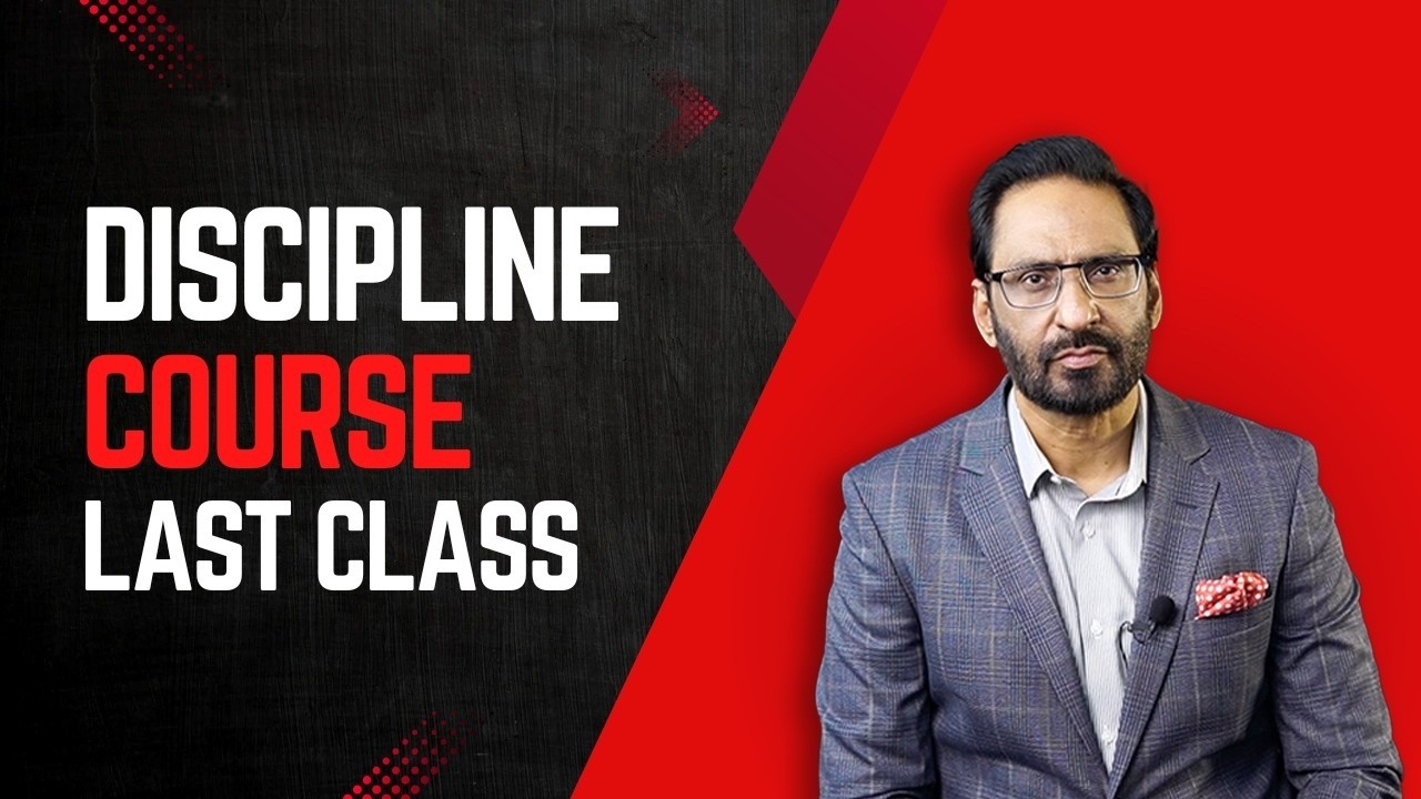 The Power of Discipline | Change Your Habits, Change Your Future | Javed Chaudhry | SX1P