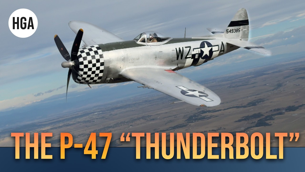 P-47 «Тандерболт» | Тяжелый истребитель и самолет класса «воздух-воздух» времен Второй мировой войны