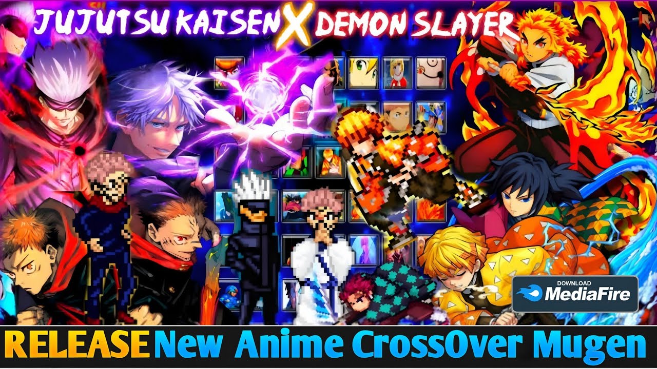 RELEASE‼️ Jujutsu Kaisen vs Demon Slayer Mugen Android OFFLINE (600MB)🔥 New Anime CrossOver Game ⚔️